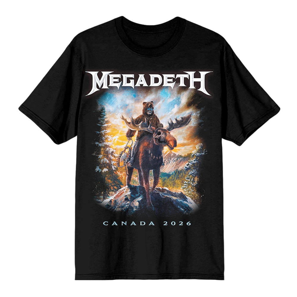 Summer Clothing Women Canada - ロックバンドメガデスカナダ別れツアー Tシャツ男性女性夏の綿の服ファッションラウンドネック半袖トップストリートウェア