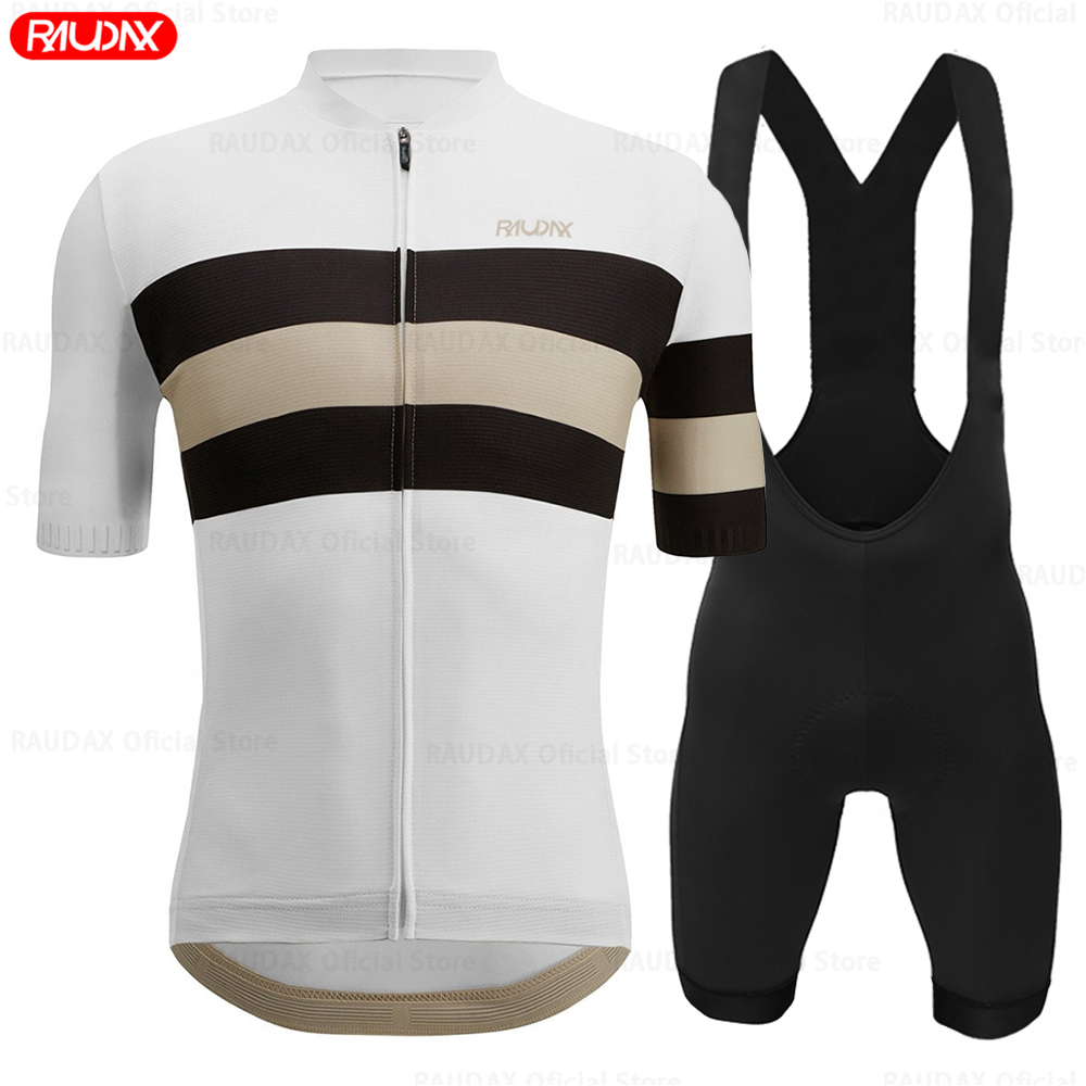 Summer Clothing Sale Men - Raudax サイクリングジャージセット 2025 スポーツチーム夏ユース MTB バイクサイクリング服マイヨ