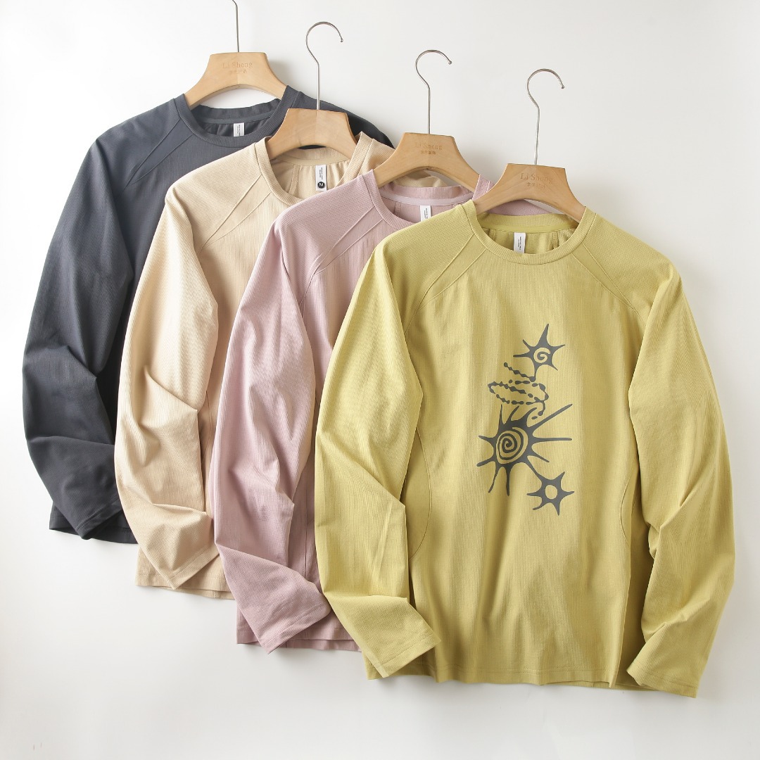 Summer Clothing Guys - ユニセックス ハイストレッチ 通気性のある長袖 T シャツ –