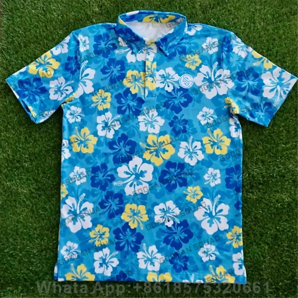 Summer Golf Clothing - 夏カジュアル Tシャツメンズ半袖ゴルフポロシャツボタンダウンワークシャツ速乾性 Tシャツスポーツ釣り服