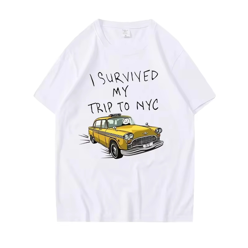 面白いTシャツ メンズ レディース ニューヨーク旅行で生き残 - Summer Clothing Nyc のレビューと価格