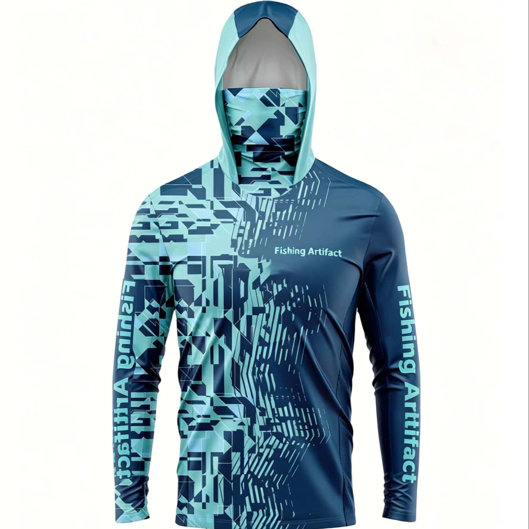 メンズ用、夏の釣り用パーカー。長袖でマスク付き。通気性が良く - Summer Clothing Guys のレビューと価格
