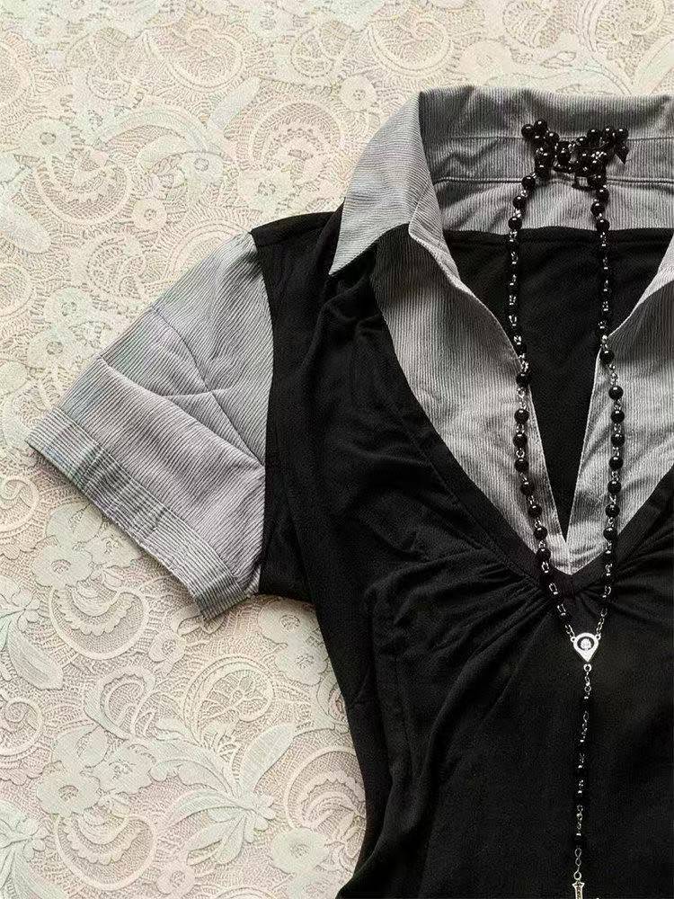 フェアリーグランジ風Tシャツ レディース ヴィンテージ風フリ - Summer Japanese Clothing のレビューと価格