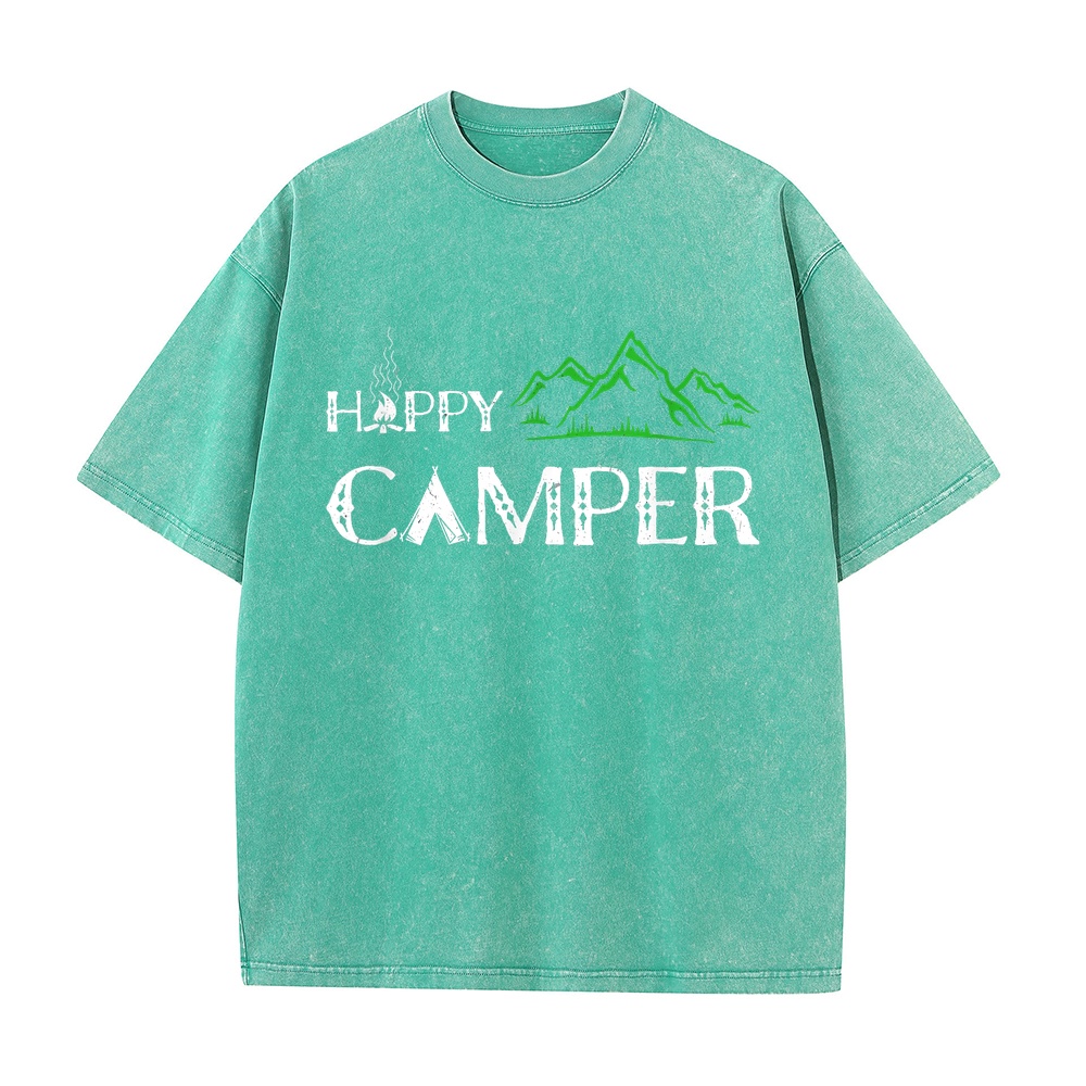 「ハッピーキャンパー」キャンプTシャツ。メンズ、レディース、 - Summer Clothing Women Canada のレビューと価格