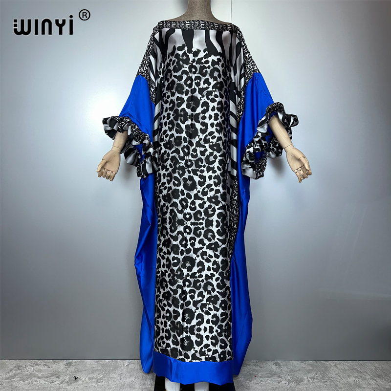 WINYI サマーレオパード柄イブニングドレス アバヤ ドバ - Summer Evenings Clothing のレビューと価格