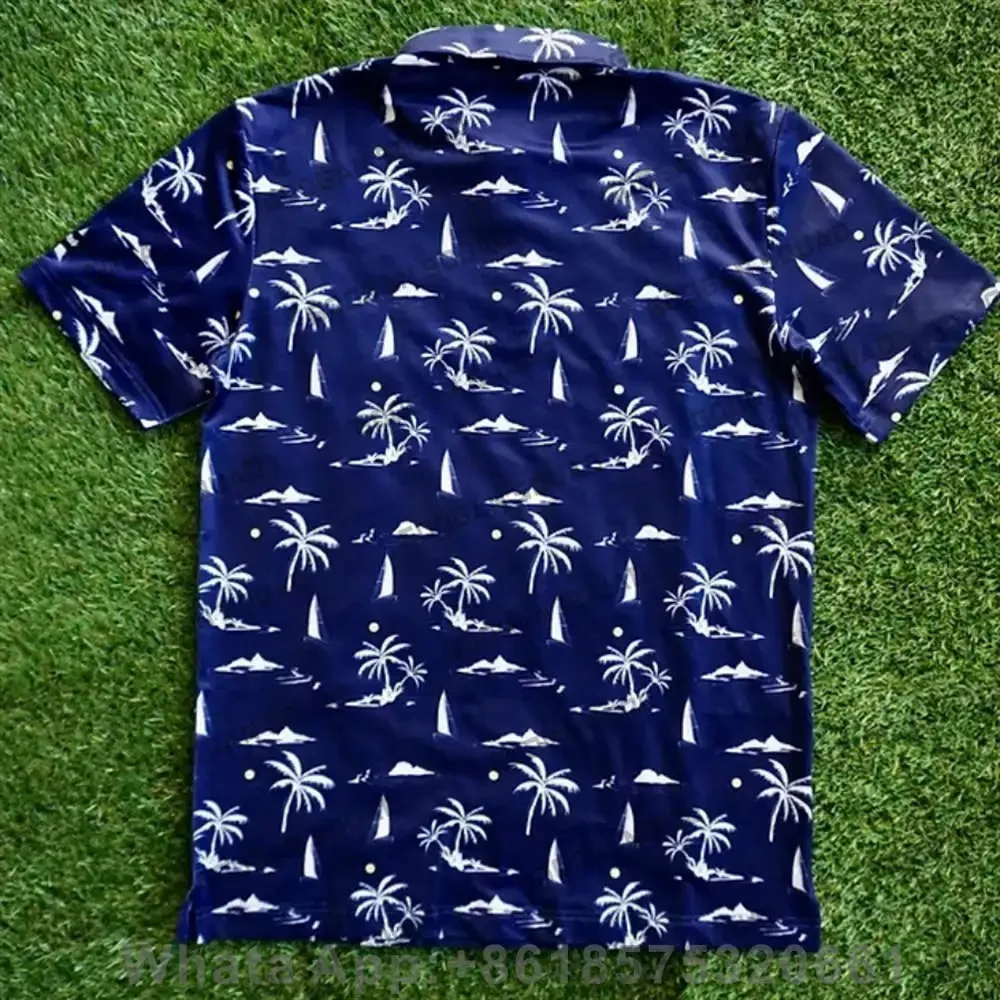 メンズ半袖ゴルフシャツ,レジャースポーツトップ,レジャーポロ - Summer Golf Clothing のレビューと価格