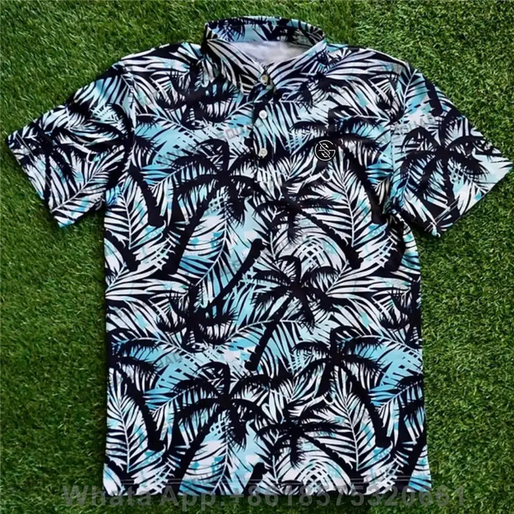メンズ半袖ゴルフシャツ,レジャースポーツトップ,レジャーポロ - Summer Golf Clothing のレビューと価格