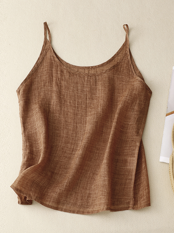スリムフィットリネンクロップトップ レディース 夏 薄手 カ - Crop Blouse Linen のレビューと価格