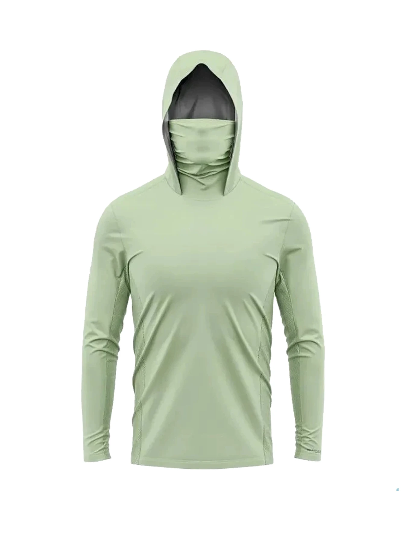 メンズ長袖フィッシングフーディーマスク、UVカット日焼け防止 - Summer Clothing Guys のレビューと価格