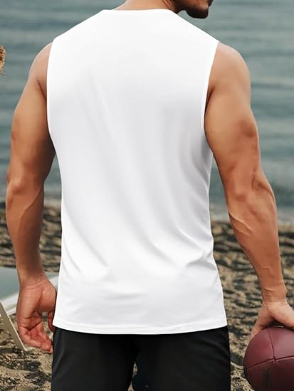 メンズタンクトップセット 2026年夏 速乾性ビーチ・海辺ウ - Summer Clothing Men のレビューと価格