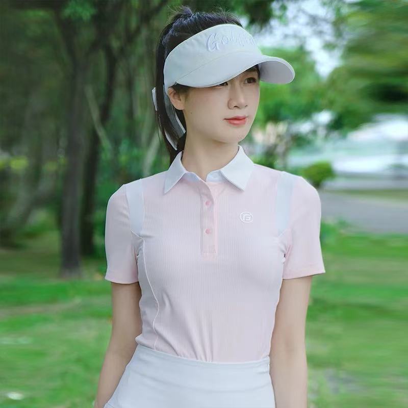 夏用のゴルフウェア、女性用半袖トップス、おしゃれなTシャツ、 - Summer Clothing Essentials Women のレビューと価格