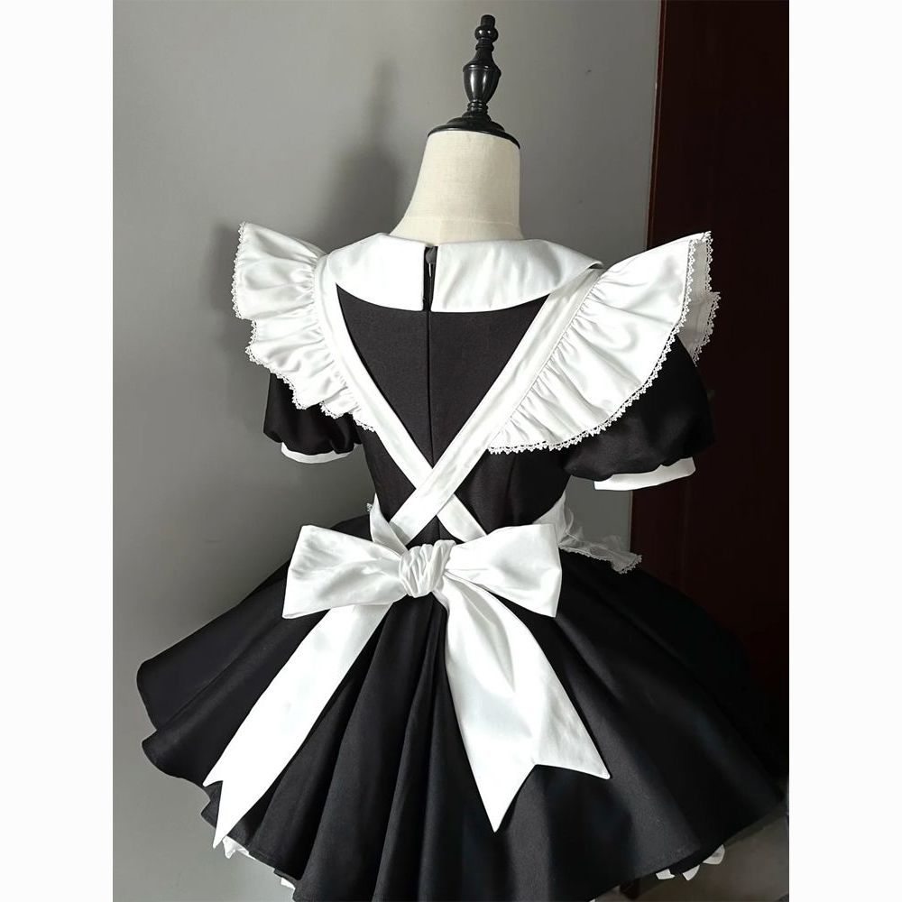 日本のかわいいロリータ半袖ミニドレス+ストラップピナフォアエ - Summer Japanese Clothing のレビューと価格