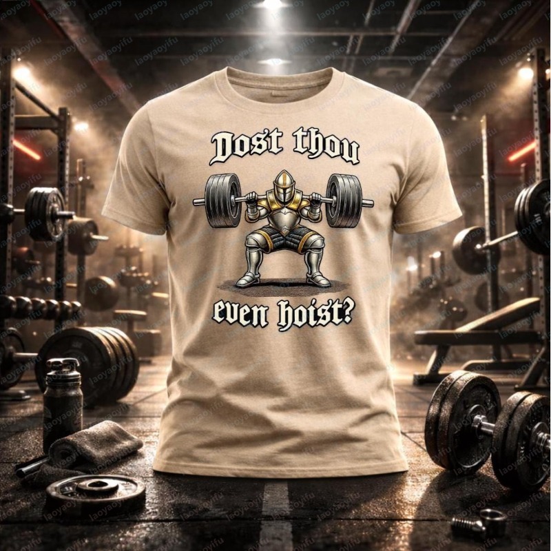 Dost Thou Even Hoist コットン Tシャツ - Summer Evenings Clothing のレビューと価格