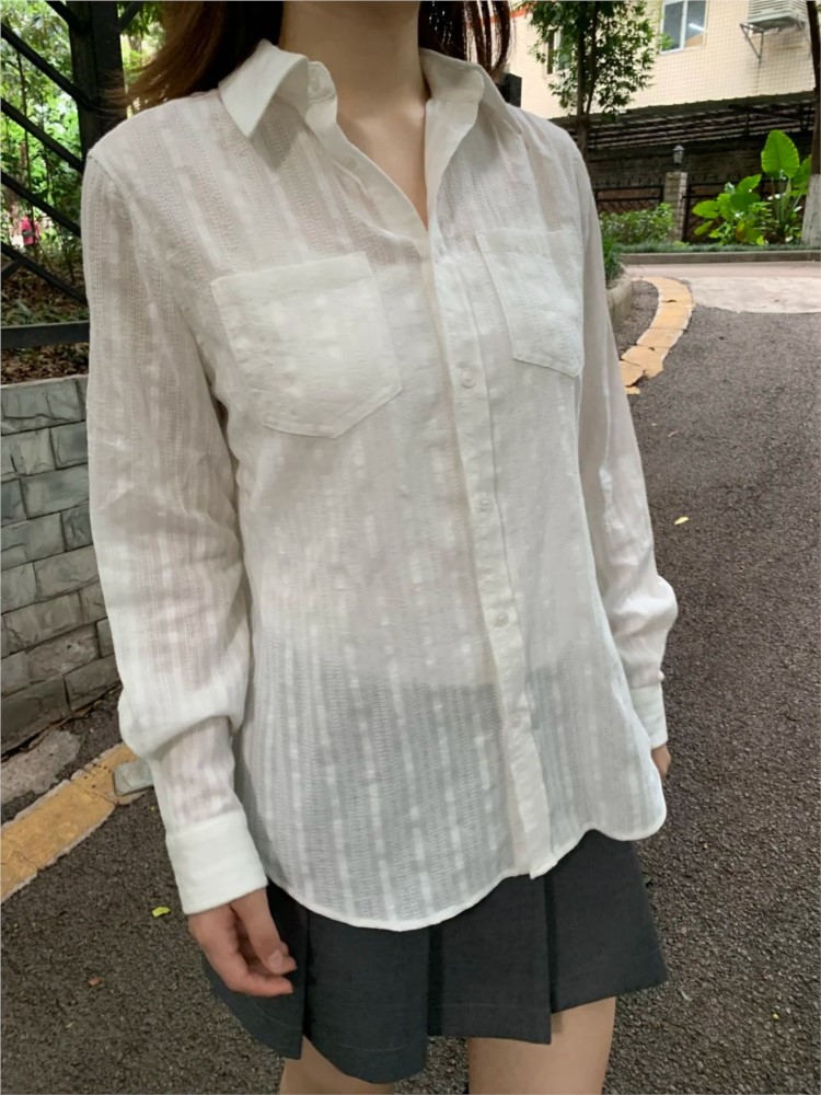 ホワイトリネンコットンカラーブラウス Tシャツ女性シンプルカ - Crop Blouse Linen のレビューと価格