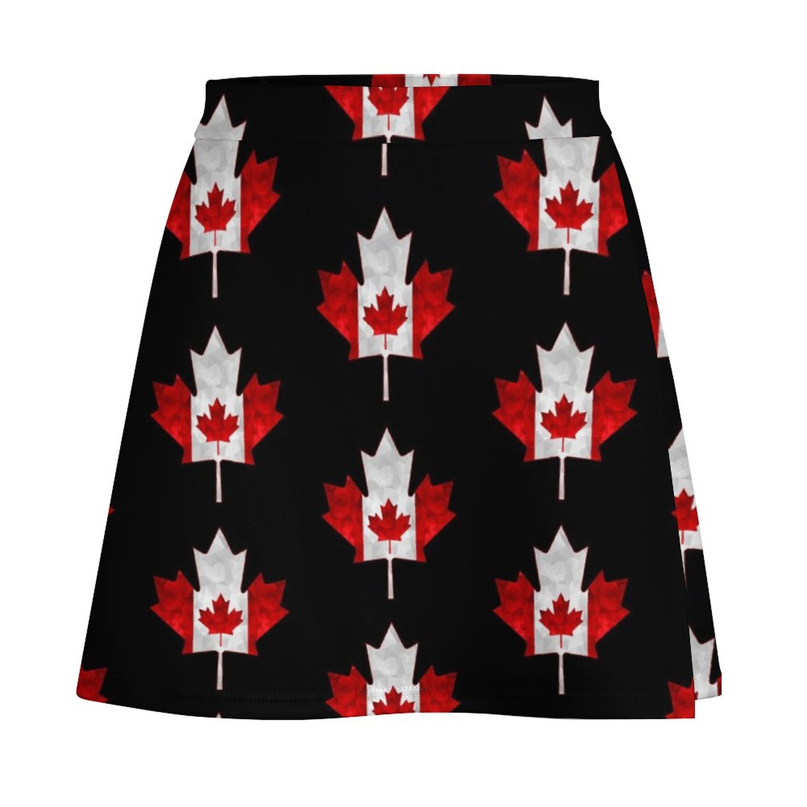 カナダメープルリーフ幾何学グラフィックミニスカート夏の婦人服 - Summer Clothing Women Canada のレビューと価格