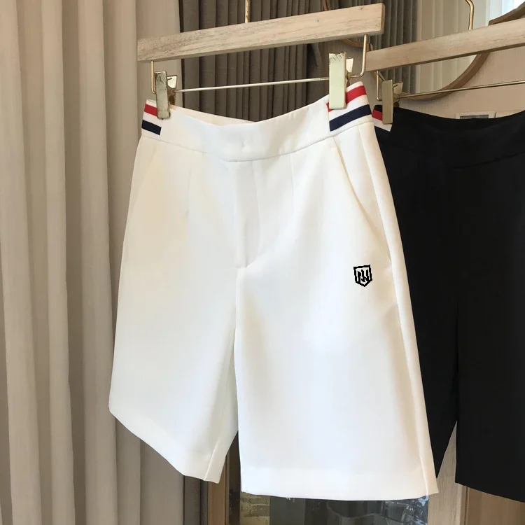 夏ルーズ女性のゴルフショーツファッションパンツ女性のワイドレ - Summer Golf Clothing のレビューと価格