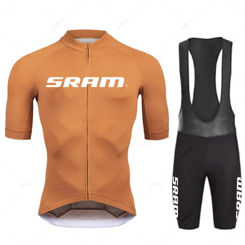 2024 Sram プロサイクリングジャージセット男性ビブシ - Summer Clothing Sale Men のレビューと価格