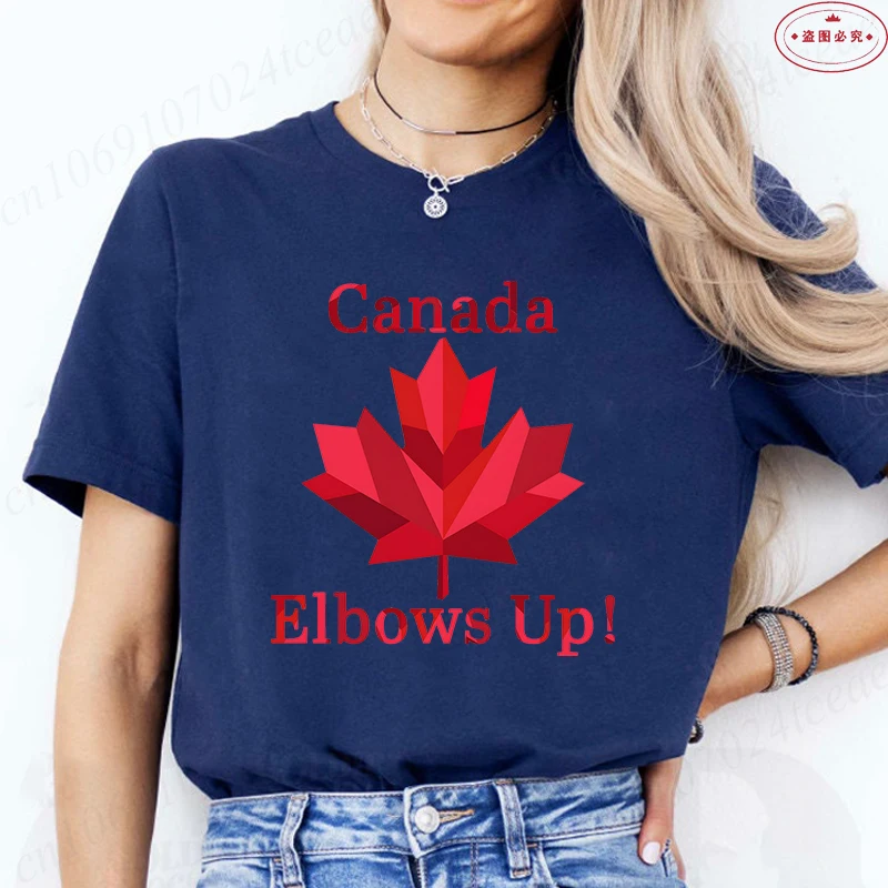 肘アップカナダ女性 Tシャツおかしいレトロカエデの葉グラフィ - Summer Clothing Women Canada のレビューと価格