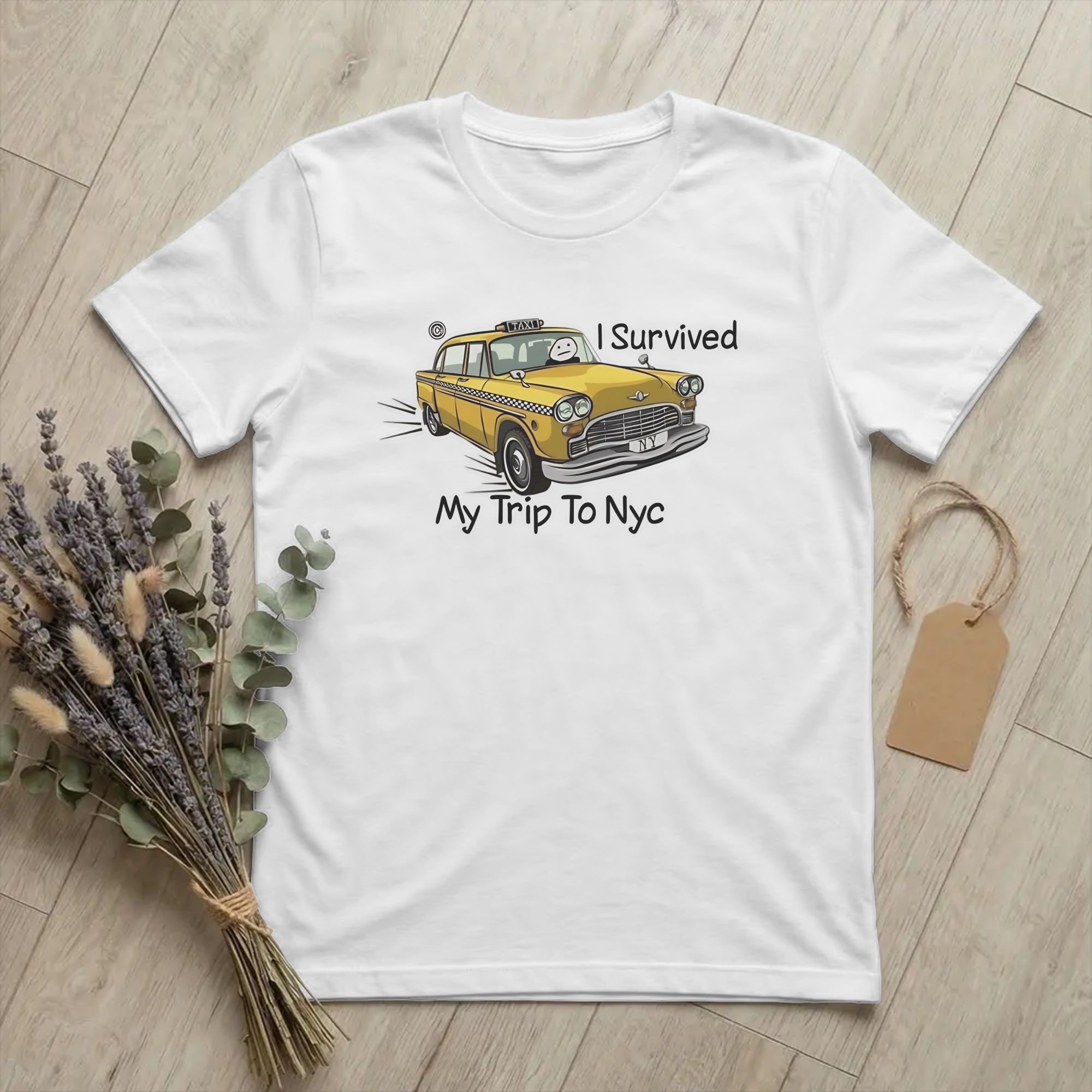 ストリートウェア「ニューヨーク旅行を生き延びた」Tシャツ メ - Summer Clothing Nyc のレビューと価格