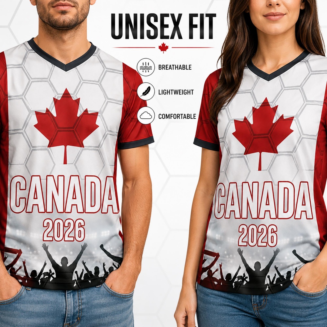 2026年カナダサッカーユニフォーム 男女兼用ファンアパレル - Summer Clothing Women Canada のレビューと価格