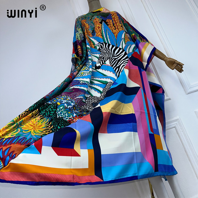 WINYI 新しい高品質プリントカフタン ファッション アフ - Summer Evenings Clothing のレビューと価格