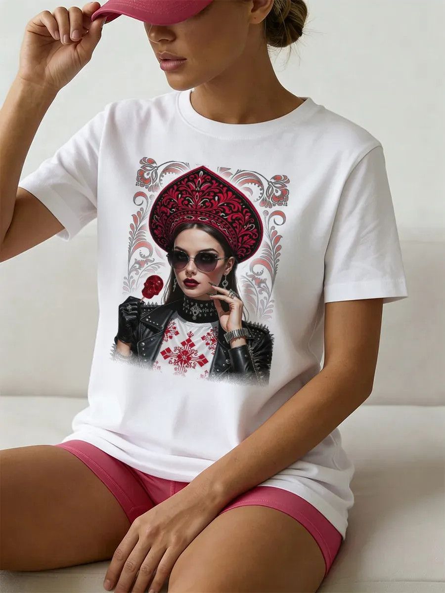 ヴィンテージロシアポートレートプリントグラフィックプリント  - Summer Evenings Clothing のレビューと価格