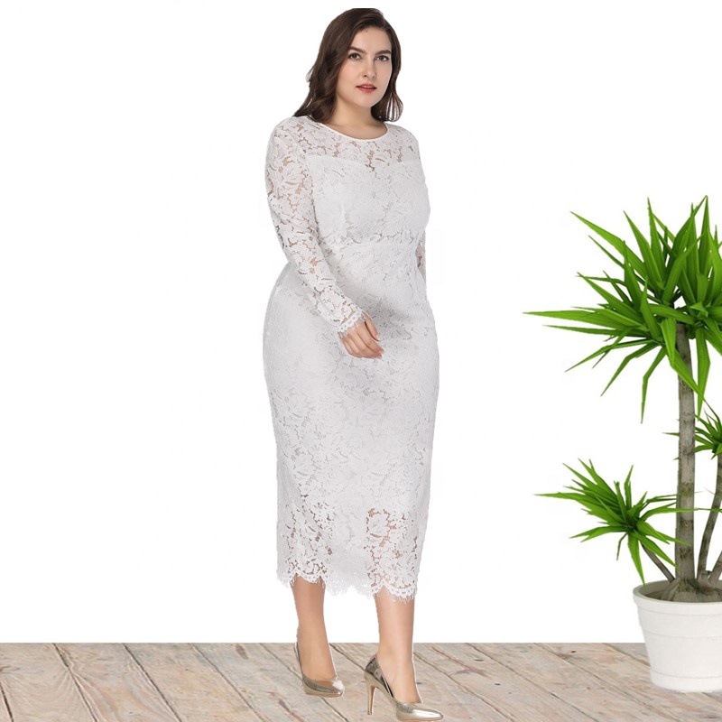 女性のためのエレガントなアフリカのドレス,長袖,レース,大き - Summer Evenings Clothing のレビューと価格