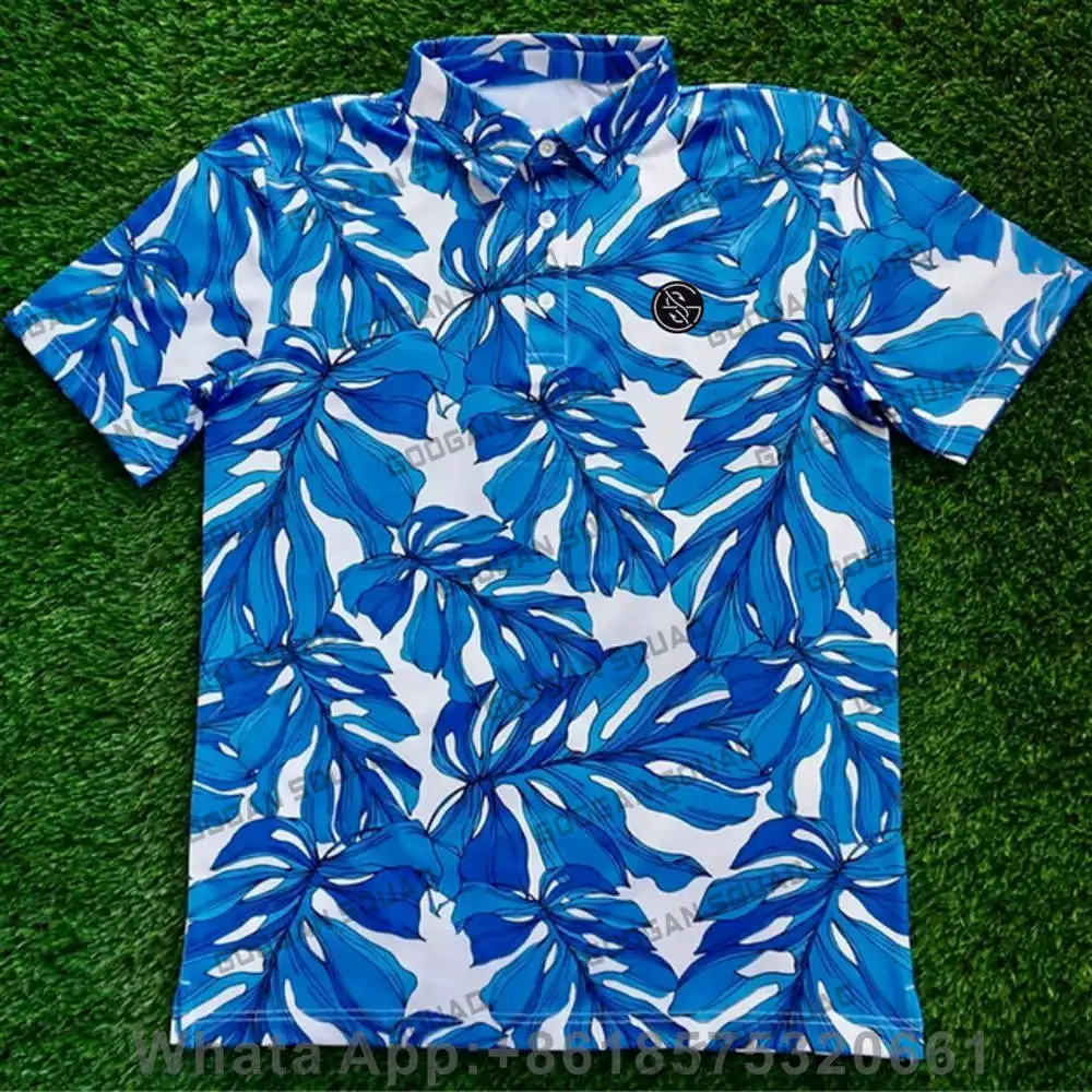 夏カジュアル Tシャツメンズ半袖ゴルフポロシャツボタンダウン - Summer Golf Clothing のレビューと価格